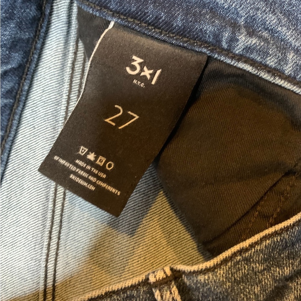 3X1 High Rise Split Seam Bell Jeans in Hester Size 27 - Picture 8 of 10